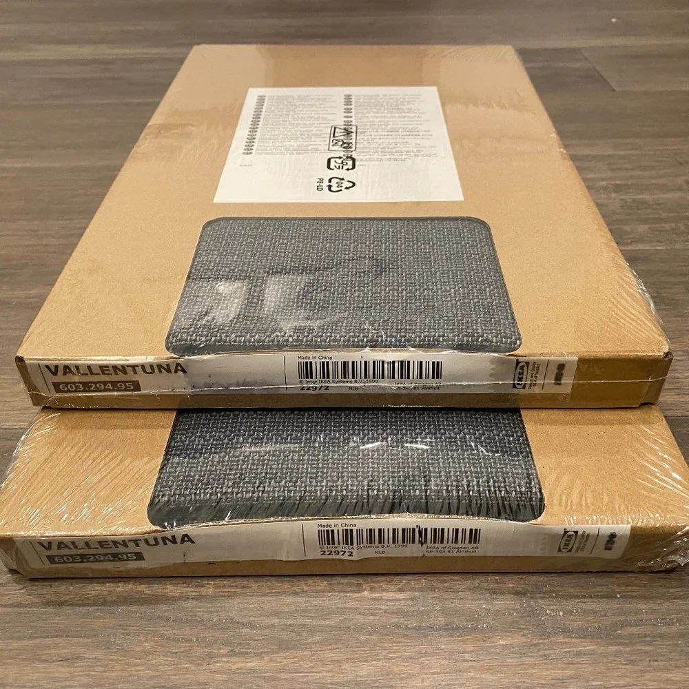 Lot 2 New ! IKEA VALLENTUNA Cover For Armrest Gray 603.294.95